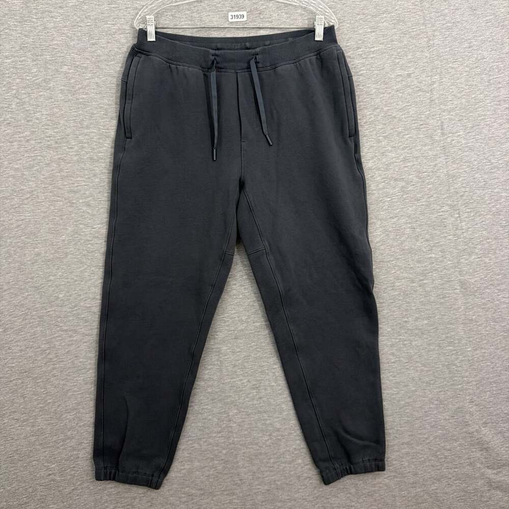 Lululemon Men's Size Large Gray Cotton Steady State Jogger Pants